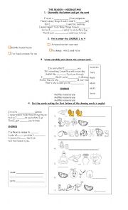 English Worksheet: REASON SONG