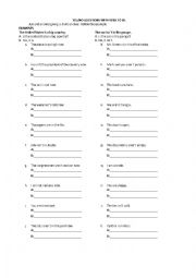 English Worksheet: yes no questions with verb to be