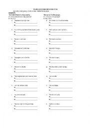 English Worksheet: yes no questions with verb to be