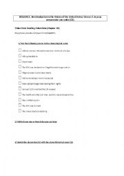 English Worksheet: worksheet Chapter ten Bwling for Columbine 