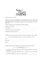 English Worksheet: How I Met Your Mother - Subway Wars