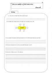 English Worksheet: Writing Skills Development