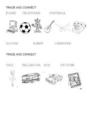 English Worksheet: SIMPLE WORDS -  toys