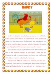 English Worksheet: Lewd rooster