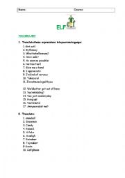 English Worksheet: Elf