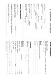 English Worksheet: In Flanders Fields analysis