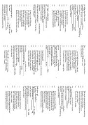 English Worksheet: The LAdy of Shalott