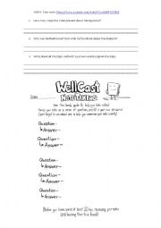 English Worksheet: Taking Notes