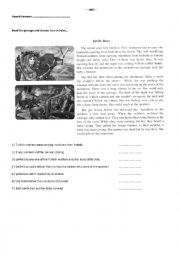 English Worksheet: A 