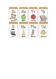 English Worksheet: Letters and Sounds Phase 2 Letter Cards