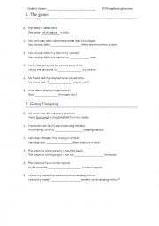 English Worksheet: PET Wrting Part 1 Paraphrasing Exercises 3