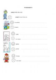 English Worksheet: like