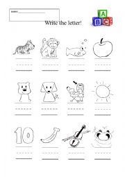 English Worksheet: Phonics Practice - ABDFMNSTV