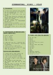 Supernatural worksheet s01e01