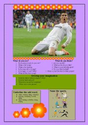 English Worksheet: Ronaldo