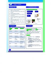 English Worksheet: Back to school!! Speaking+Vocabulary+Grammar