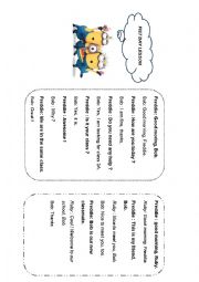 English Worksheet: First day lesson