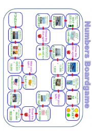 Numbers boardgame