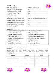 English Worksheet: Write