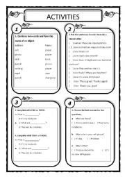 English Worksheet: General review