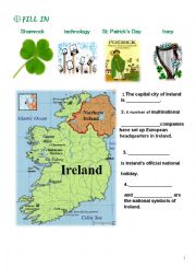 English Worksheet: St.Patricks Day