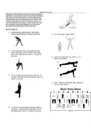 English Worksheet: Zumba Warm-Ups for Physical Education