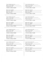 English Worksheet: Song - Fighter (Cristina Aguilera) - Compartive / Superlative