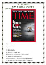GO GREEN - Time Mag cover description