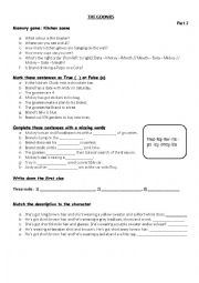 English Worksheet: The Goonies part 2