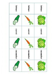 Vegetables - domino