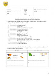 English Worksheet: Grammer recap