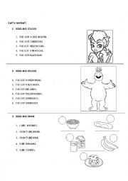 English Worksheet: parts of the body