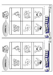 English Worksheet: FEELINGS