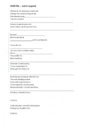 English Worksheet: All of Me - John Legend - fill out the blanks