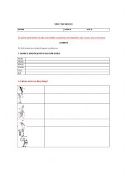 English Worksheet: using the past continuous 