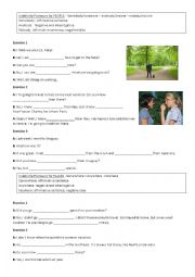 English Worksheet: Indefinite Pronouns for people and places