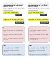 English Worksheet: Word Order in Questions