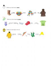 English Worksheet: What should I wear in...
