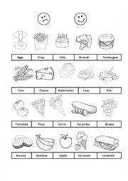 English Worksheet: Likes and Dislikes