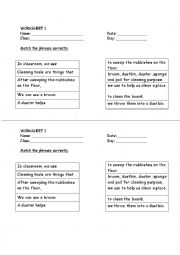English Worksheet: Board game