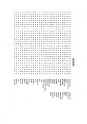 Animals Crossword