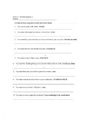 English Worksheet: interchange 3 - unit 3 exam