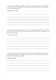 English Worksheet: Advice Column