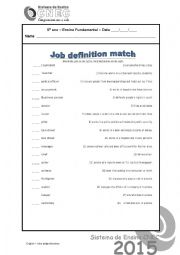 English Worksheet: Jobs and Professions