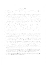 English Worksheet: Idiom Origins Reading with Review Exercise