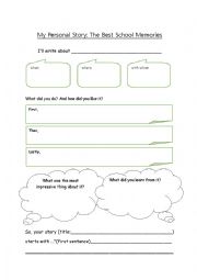 English Worksheet: narrative writing