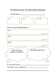 English Worksheet: narrative writing