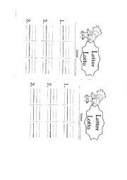 letter lotto worksheet