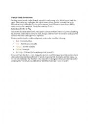 English Worksheet: Candy game - ice breaker