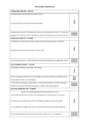 English Worksheet: Stand by me Film analysis